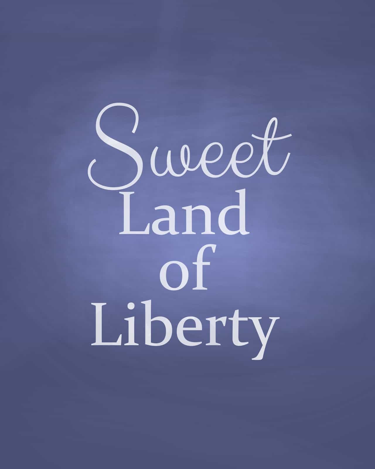 sweet+land+of+liberty+printable1 | Sweet Land of Liberty Printable | 35 | Christmas Tree String Art