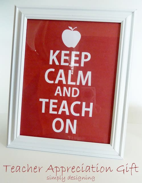 teacher appreciation gift keep calm and teach on free printable 11 | Keep Calm and Teach On Free Printable {Teacher Appreciation Gift} | 9 | Christmas Tree String Art