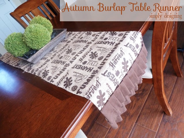 thanksgiving+burlap+table+runner1 | Autumn Harvest Burlap Table Runner #turkeytablescapes | 7 |