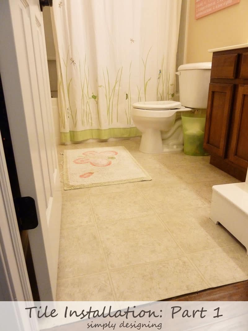 tile+installation+part+11 | Tile Plan and Demolition {Tile Installation: Part 1} #thetileshop @thetileshop | 4 |