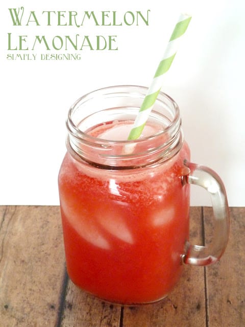 Fresh Watermelon Lemonade