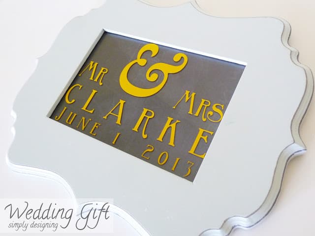 wedding gift idea 11 | Wedding Date Sign | 9 |