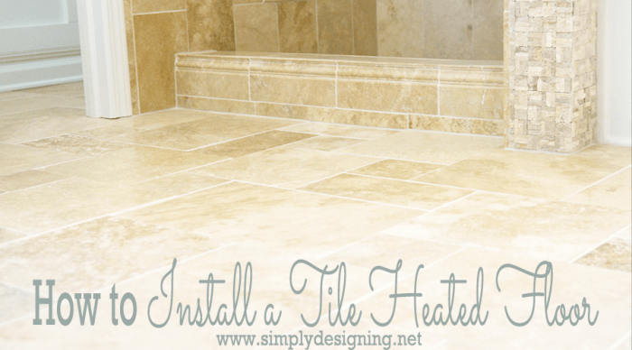 Featured Image | Master Bathroom Remodel: Part 7 { How to Install Radiant Heated Tile Floors } | 19 | new carpet