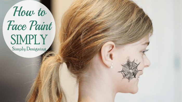 How to Face Paint SIMPLY | How to Face Paint - Simply! | 18 | Christmas Tree String Art