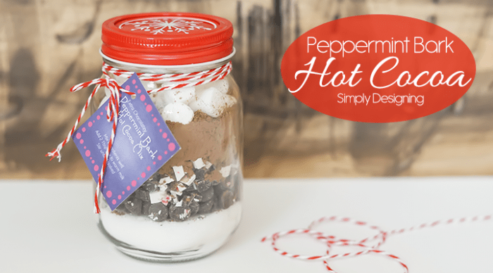 Peppermint Bark Hot Cocoa Featured Image | Peppermint Bark Hot Cocoa | 33 | burlap banner