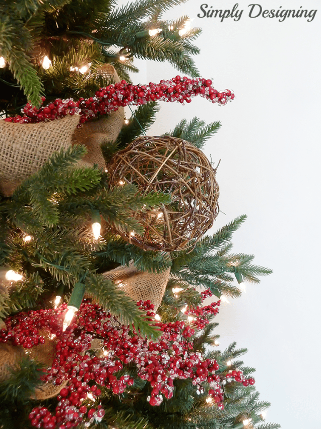 Twine Ball on Christmas Tree | Where to Buy Craft Supplies Online | 33 | DIY Holiday Window Clings