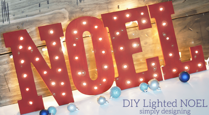 DIY Lighted NOEL Featured Image | DIY Lighted NOEL | 24 | new carpet