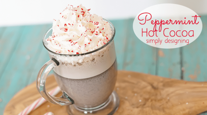 The BEST Peppermint Hot Cocoa Featured Image | Peppermint Hot Cocoa | 27 | Lemongrass Coconut Curry