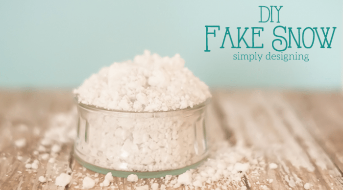 DIY Fake Snow Featured Image | DIY Fake Snow | 10 | Cement Planter