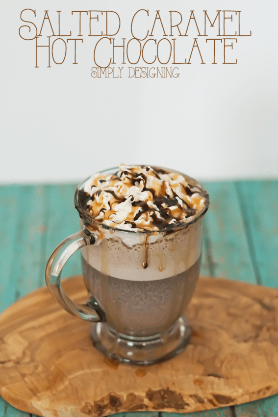 15 + DIY Kitchen Projects 22 Salted-Caramel-Hot-Chocolate