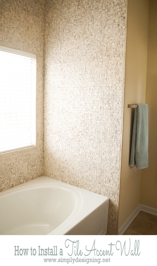 DIY Tile Accent Wall