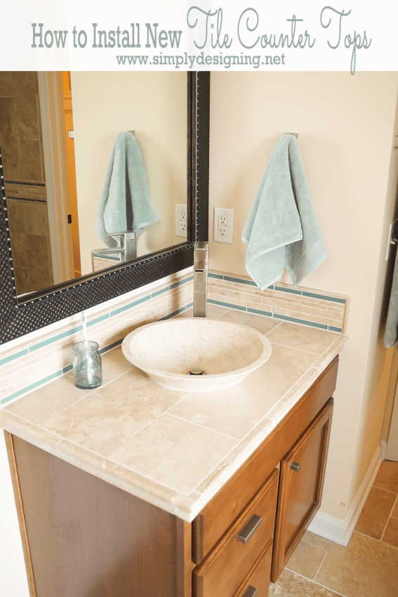 How To Install New Tile Counter Tops, How Much To Replace Bathroom Countertop