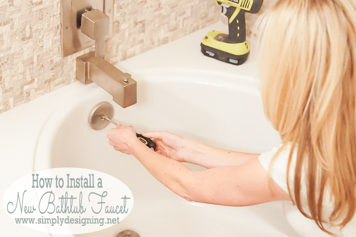 Install a Bathtub Faucet