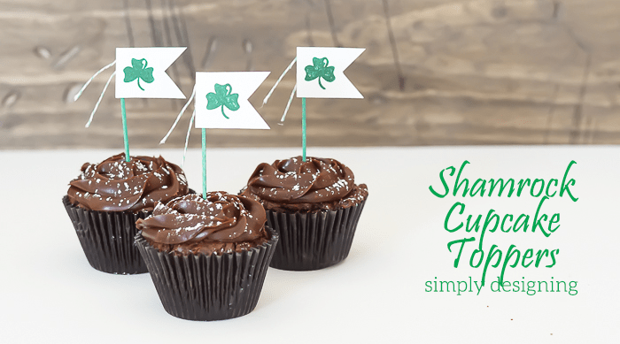 Shamrock Cupcake Topper and Mini Garland featured image | Shamrock Cupcake Topper and Mini Garland | 16 | 4th of July