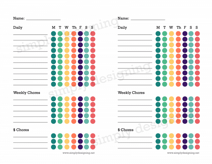chore calender