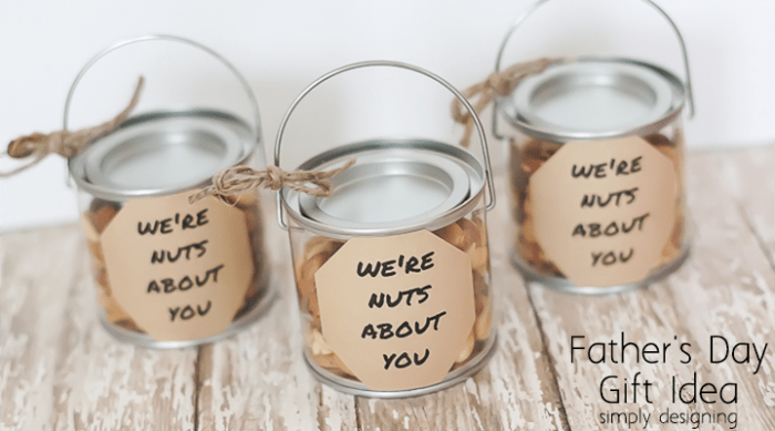 fathers day gift featured image | Nuts About You Fathers Day Gift Idea | 20 | color blocked easter eggs