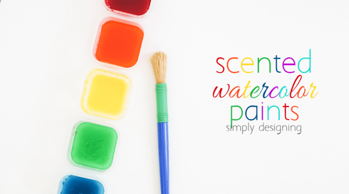 Scented Watercolor Paints