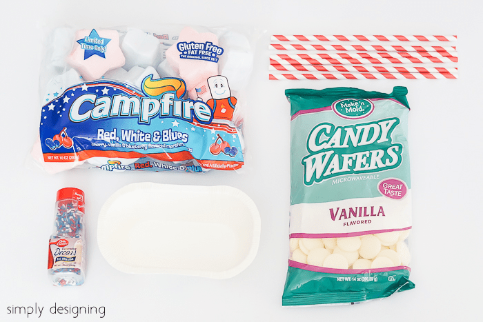 Star Marshmallow Pops supplies