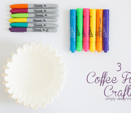 3 Coffee Filter Crafts