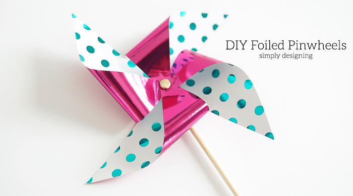 DIY Foiled Pinwheels featured image | Foiled Pinwheels | 31 | Cement Planter