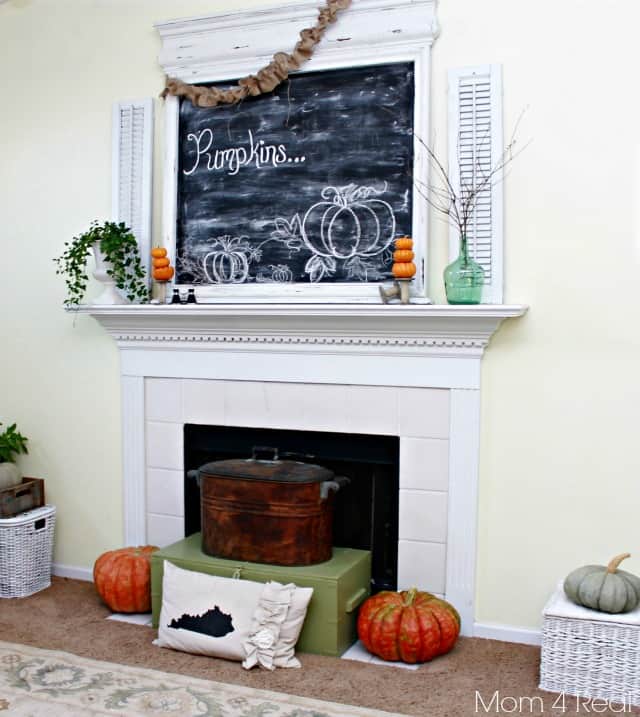 Fall Mantel Decorating Ideas Fall Mantel Decorating Ideas