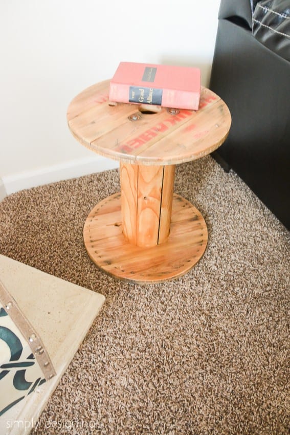 Wire Spool End Table