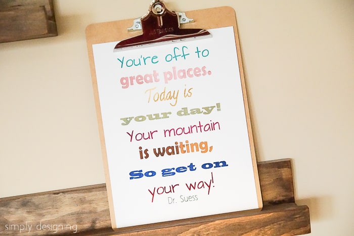 Back to School Printable "You're Off to Great Places" Dr Suess