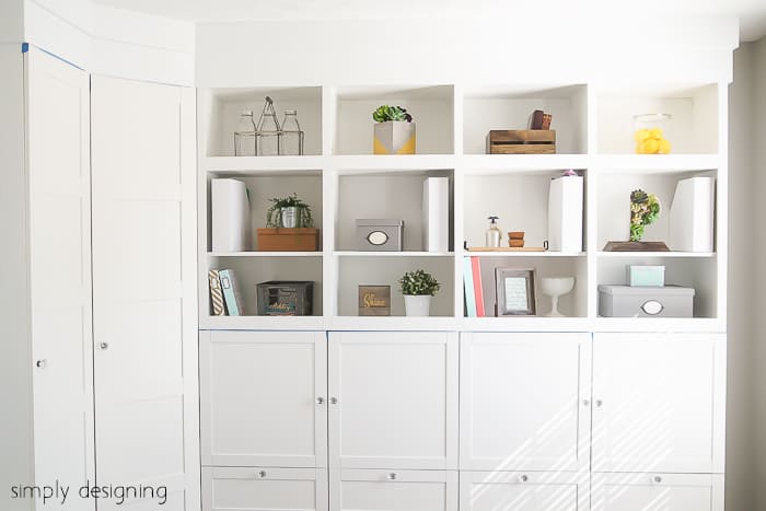 IKEA Hack - build in cabinets