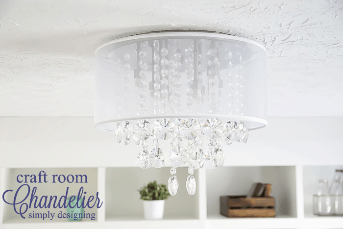 Craft Room New Light Fixture Part 4 Craft Room Chandelier An Elegant New Light Fixture