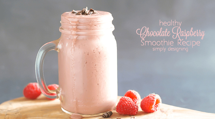 Healthy Chocolate Raspberry Smoothie Recipe featured image | Healthy Chocolate Raspberry Smoothie Recipe | 33 | amazon gift card giveaway