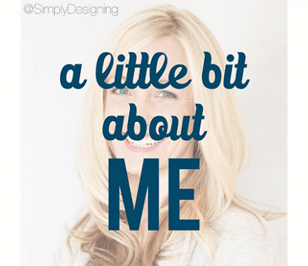 a little bit about Ashley from Simply Designing