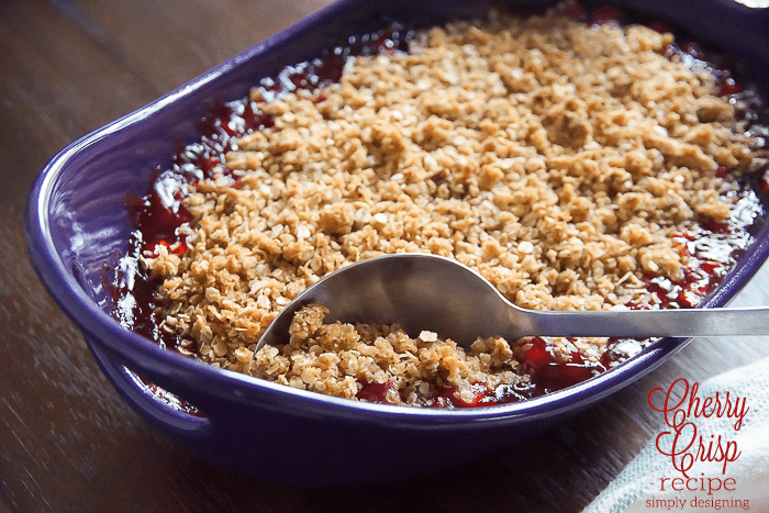 Cherry Crisp Recipe