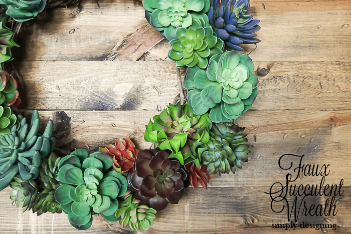 How to make a Faux Succulent Wreath just like Pottery Barns for half the price