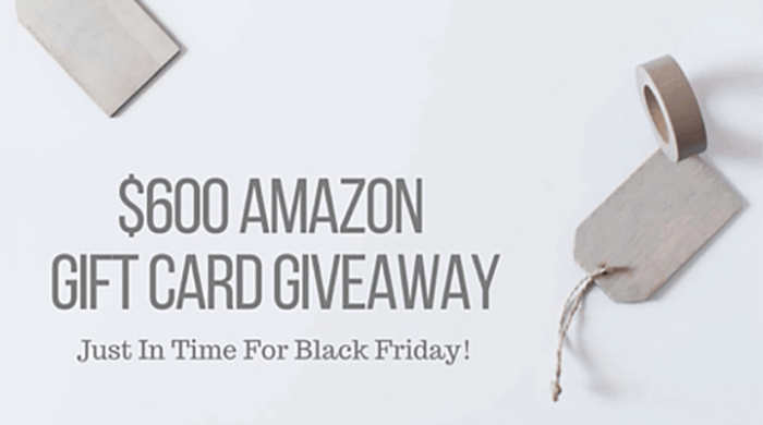 amazon giveaway featured image | $600 Amazon Gift Card Giveaway | 1 | amazon gift card giveaway