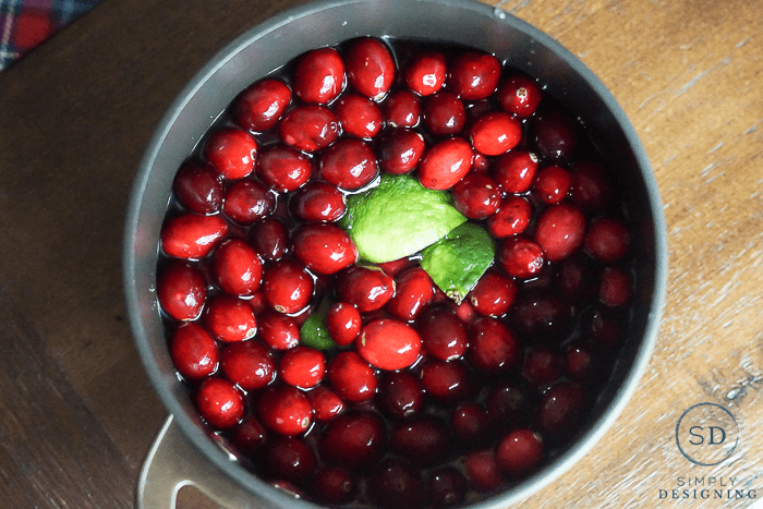 Cranberries and Lime