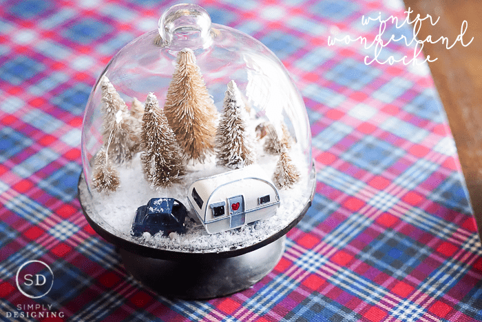Winter Wonderland Cloche - such a fun and simple craft to make this winter
