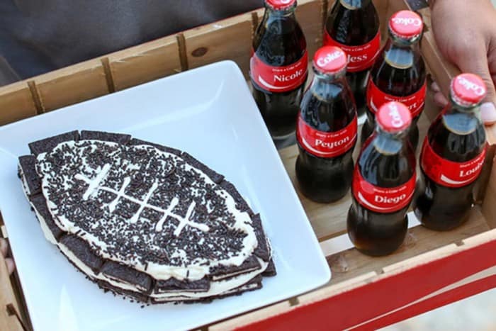 Football OREO Cake Recipe no bake recipe | OREO Football Refrigerator Cake Recipe | 16 |