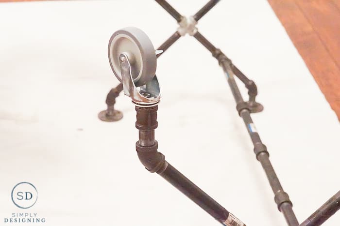 DIY Industrial Pipe Leg Desk : Craft Room : Part 7 5 DIY Industrial Pipe Leg Desk