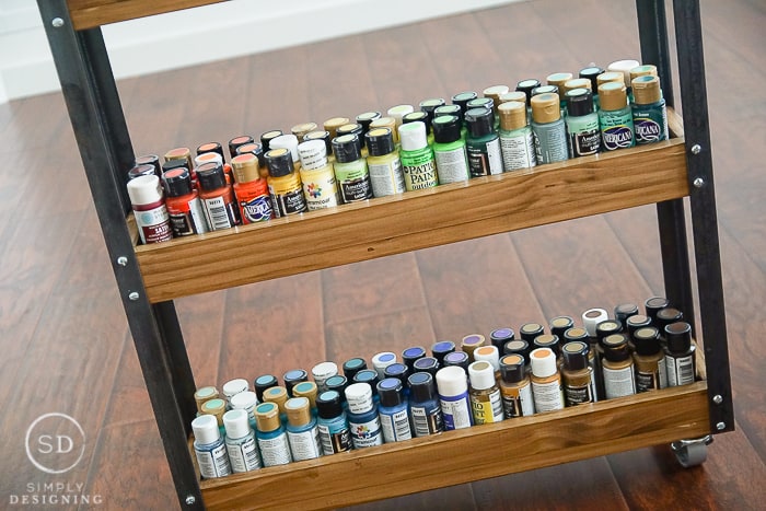 Industrial Rolling Paint Storage : Craft Room : Part 8 7 Industrial Rolling Paint Storage