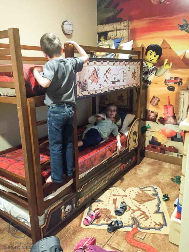 Legoland Hotel - bunk beds