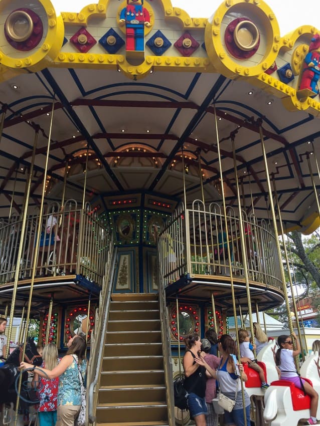 What to do at Legoland Florida 13 Legoland - double decker carousel