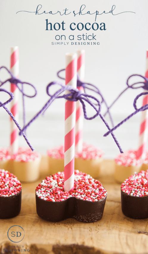 Heart Shaped Hot Cocoa on a Stick 7 Heart Shaped Hot Cocoa on a Stick