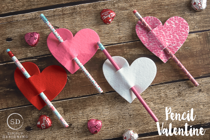 Pencil Valentine a simple valentine to make and give | Pencil Valentines | 19 | DIY Home Security System