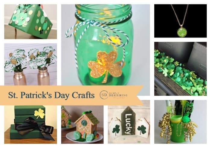 St. Patricks Day Crafts Round Up Featured | St. Patrick's Day Crafts | 26 | color blocked easter eggs