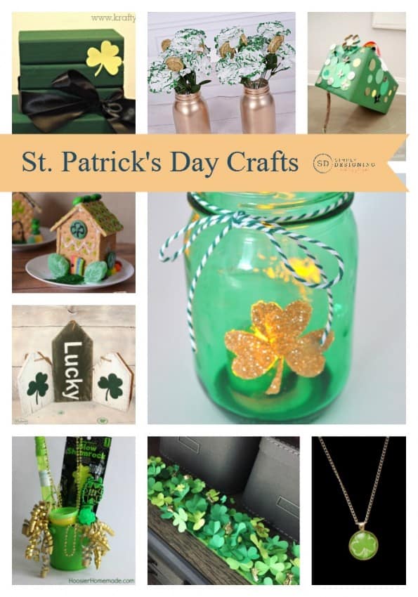 St. Patrick's Day Crafts Round Up Final Pinnable