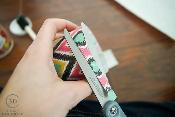 Tribal Print Tins 6 how to make Tribal Print Tins