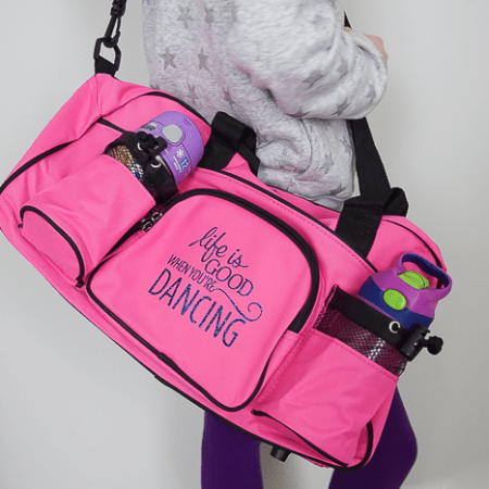 life is good when you're dancing dance bag