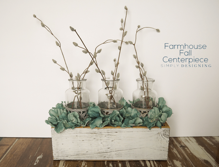 DIY Farmhouse Fall Centerpiece