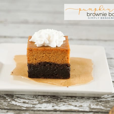 Pumpkin Pie Brownie Bars Recipe