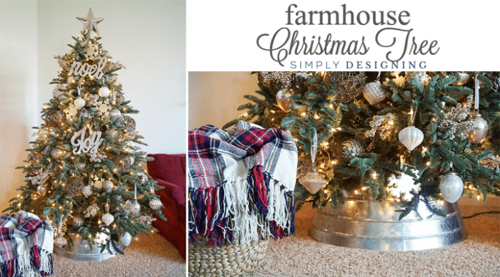 Farmhouse Christmas Tree Collage | Farmhouse Christmas Tree | 15 | st patricks day print